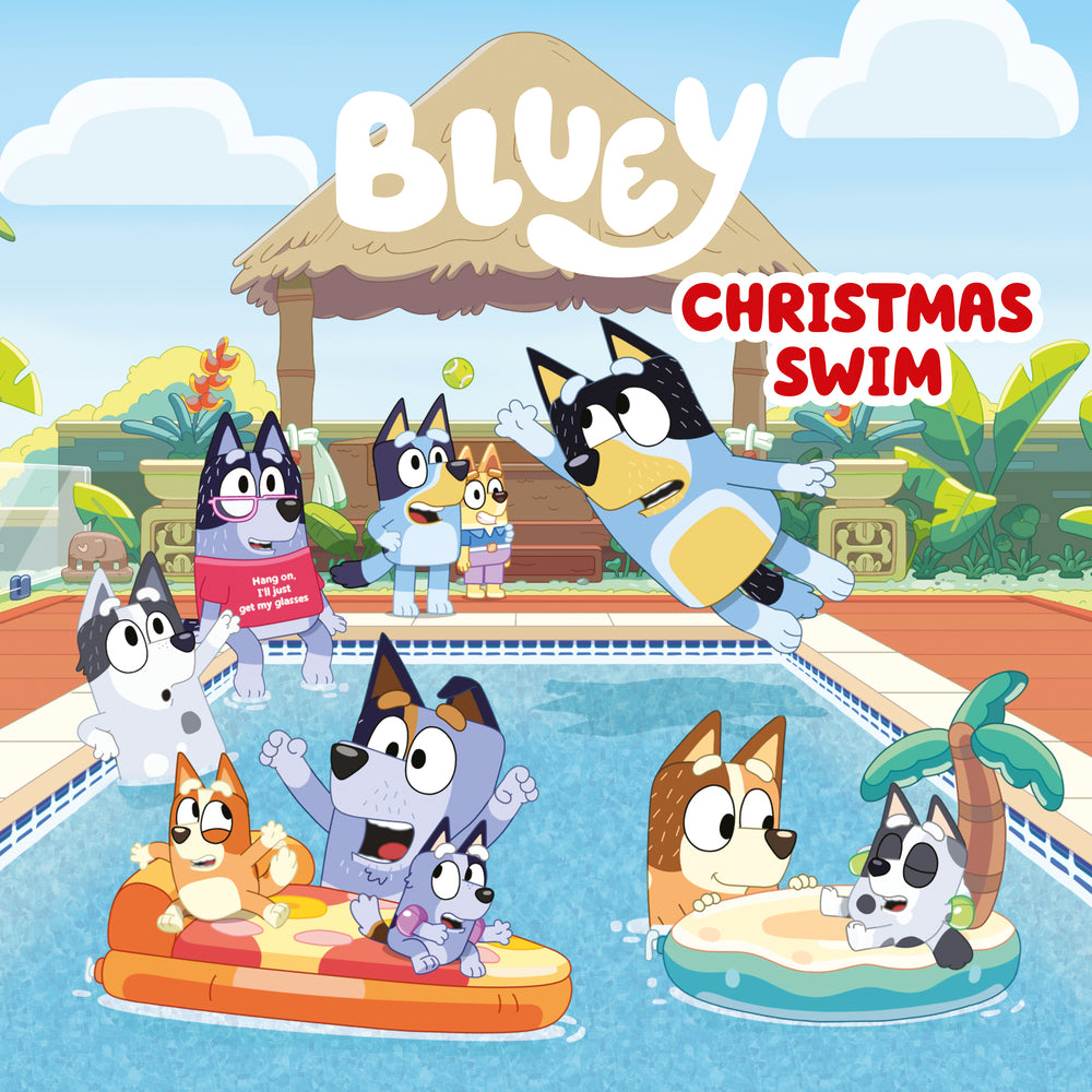 Book cover for Bluey: Christmas Swim