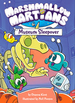 Book cover for Marshmallow Martians: Museum Sleepover: (A Graphic Novel)