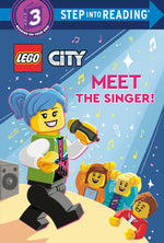 Book cover for Meet the Singer! (Lego City)