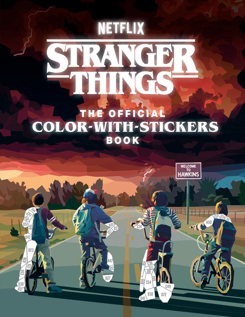 Book cover for Stranger Things: The Official Color-With-Stickers Book