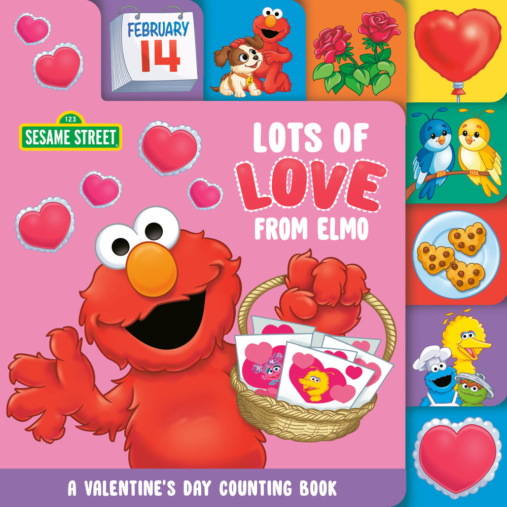 Book cover for Lots of Love from Elmo (Sesame Street): A Valentine's Day Counting Book