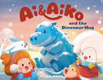 Book cover for AI & Aiko and the Dinosaur Hug