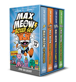 Book cover for Max Meow Boxed Set: Welcome to Kittyopolis (Books 1-4): (A Graphic Novel Boxed Set)