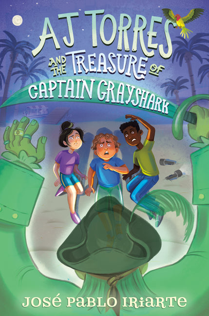 Book cover for Aj Torres and the Treasure of Captain Grayshark