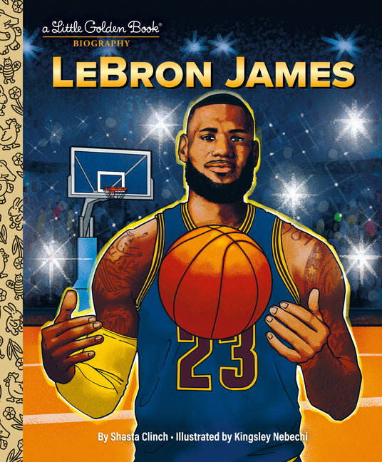 Book cover for Lebron James: A Little Golden Book Biography