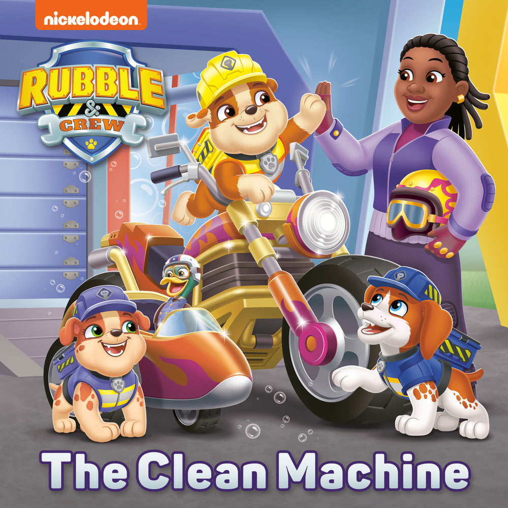 Book cover for The Clean Machine (Paw Patrol: Rubble & Crew)