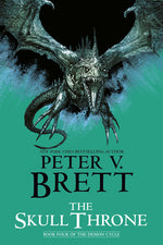 Book cover for The Skull Throne: Book Four of the Demon Cycle