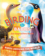 Book cover for Birding for Babies: Birds Around the World: An Opposites Book