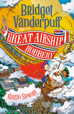 Book cover for Bridget Vanderpuff and the Great Airship Robbery #3