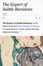 Book cover for Expert of Subtle Revisions
