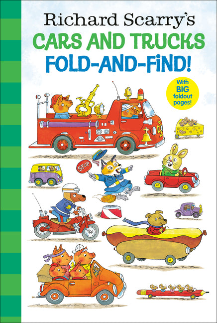 Book cover for Richard Scarry's Cars and Trucks Fold-And-Find!