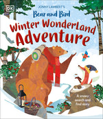 Book cover for Jonny Lambert's Bear and Bird Winter Wonderland Adventure: A Snowy Search and Find Story