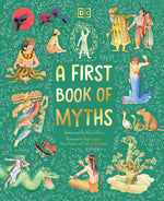 Book cover for First Book of Myths: Uncover Tales of Gods and Monsters