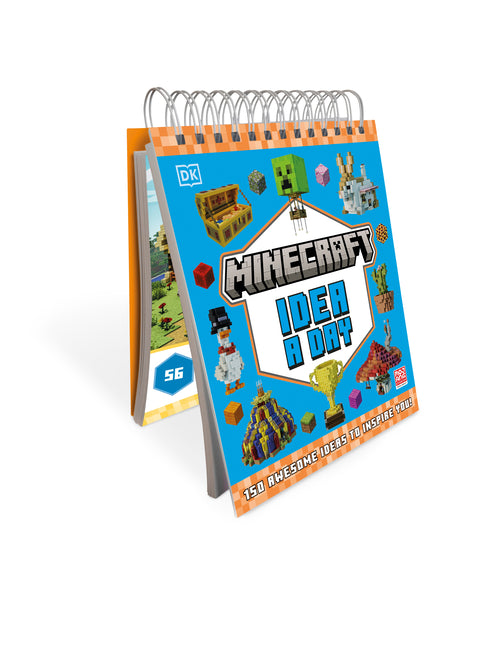 Book cover for Minecraft Idea a Day: Packed with Hundreds of Ideas to Inspire You!