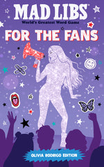 Book cover for Mad Libs: For the Fans: Olivia Rodrigo Edition