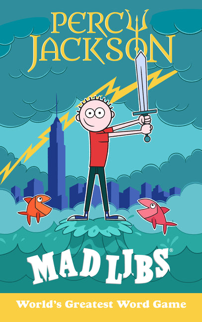 Book cover for Percy Jackson Mad Libs