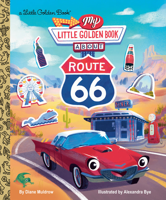 Book cover for My Little Golden Book about Route 66