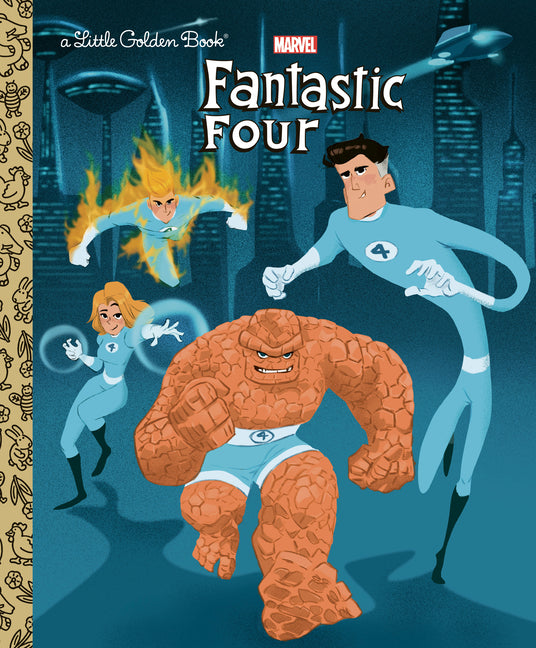 Book cover for Fantastic Four Little Golden Book (Marvel)