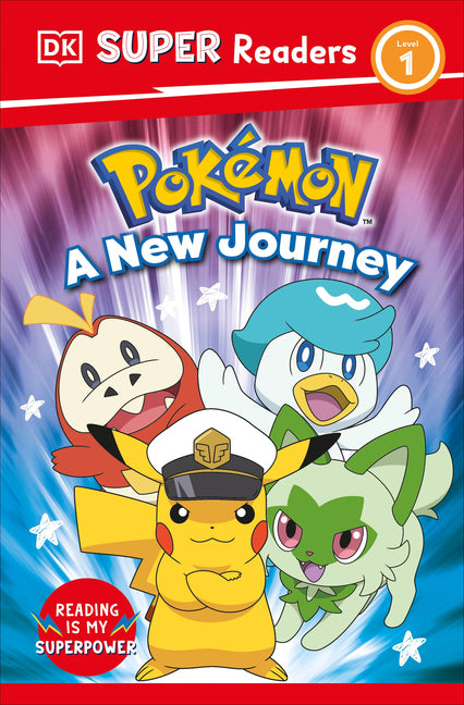 Book cover for DK Super Readers Level 1 Pokémon a New Journey