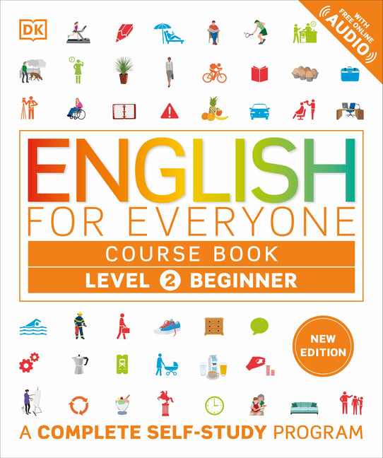 Book cover for English for Everyone Course Book Level 2 Beginner: A Complete Self-Study Program
