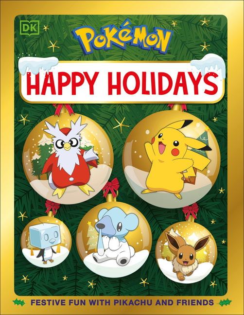 Book cover for Pokemon Happy Holidays: Festive Fun with Pikachu and Friends