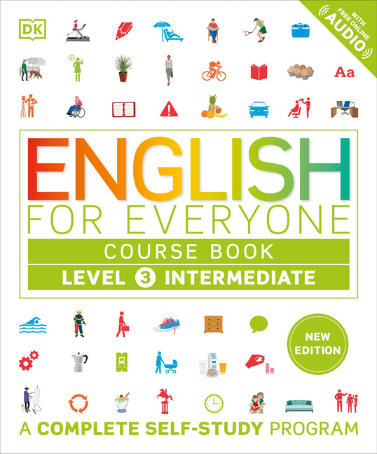 Book cover for English for Everyone Course Book Level 3 Intermediate: A Complete Self-Study Program