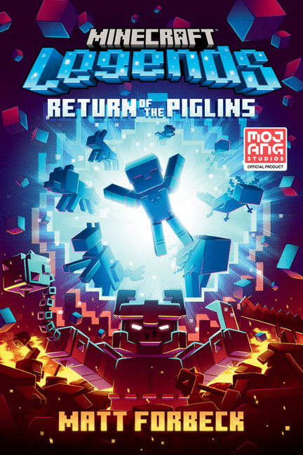 Book cover for Minecraft Legends: Return of the Piglins: An Official Minecraft Novel