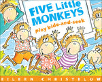 Book cover for Five Little Monkeys Play Hide and Seek