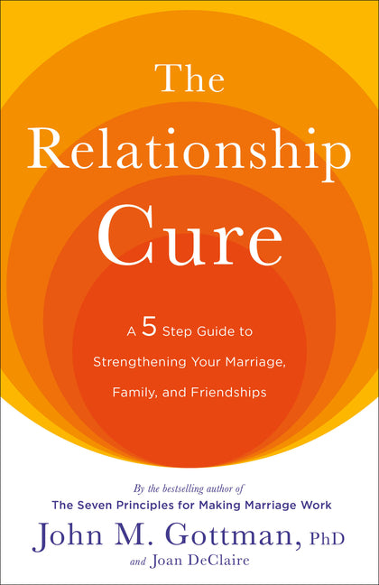 Book cover for The Relationship Cure: A 5 Step Guide to Strengthening Your Marriage, Family, and Friendships