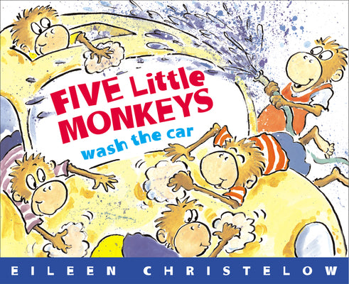 Book cover for Five Little Monkeys Wash the Car