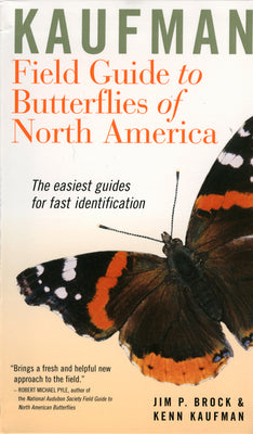 Book cover for Kaufman Field Guide to Butterflies of North America