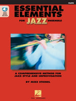 Book cover for Essential Elements for Jazz Ensemble Flute: A Comprehensive Method for Jazz Style and Improvisation (Book/Online Media)