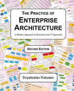Book cover for The Practice of Enterprise Architecture: A Modern Approach to Business and IT Alignment