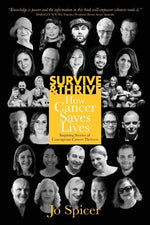 Book cover for Survive and Thrive! How Cancer Saves Lives: Inspiring Stories of Courageous Cancer Thrivers