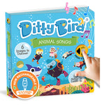 Book cover for Ditty Bird Animal Songs Interactive Sound Book for Toddlers 1- 3 Musical Books for 1 Year Old Baby Shark