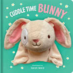 Book cover for Cuddle Time Bunny: Hand Puppet Book: Board Book with Plush Hand Puppet