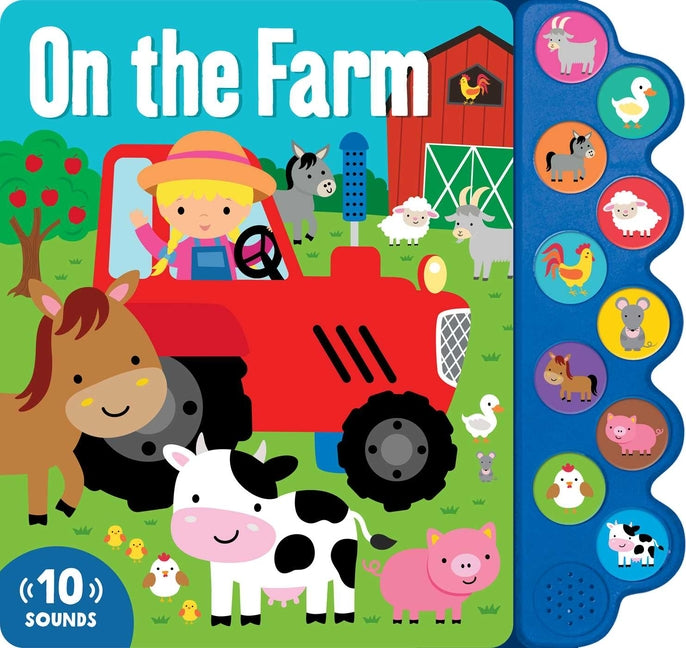 Book cover for On the Farm: 10-Button Sound Book