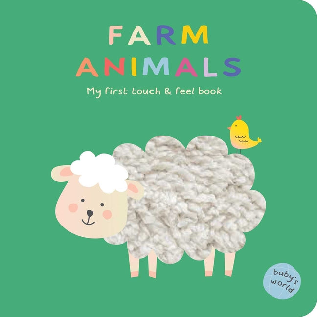 Book cover for Farm Animals: My First Touch & Feel Book: Board Book with Touch and Feel Elements