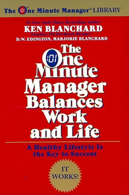 Book cover for One Minute Manager Balances Work and Life