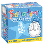 Book cover for Boynton's Greatest Hits the Big Blue Box (Boxed Set): Moo, Baa, La La La!; A to Z; Doggies; Blue Hat, Green Hat