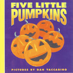 Book cover for Five Little Pumpkins: A Fall and Halloween Book for Kids