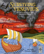 Book cover for Surviving Vesuvius: A Lucky Escape from the Tragic Fate of Ancient Pompeii