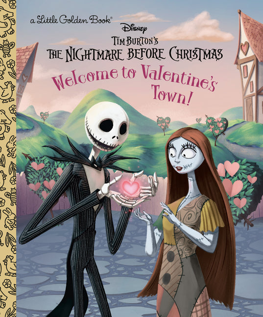 Book cover for Welcome to Valentine's Town! (Disney Tim Burton's the Nightmare Before Christmas)