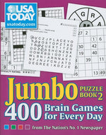 Book cover for USA Today Jumbo Puzzle Book 2: 400 Brain Games for Every Day