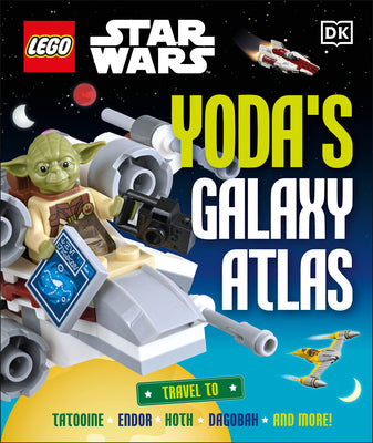 Book cover for Lego Star Wars Yoda's Galaxy Atlas (Library Edition): Much to See, There Is...
