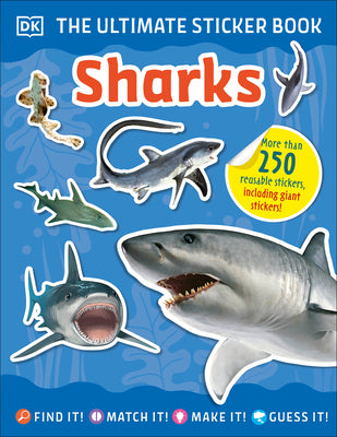 Book cover for The Ultimate Sticker Book Sharks