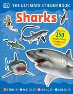 Book cover for The Ultimate Sticker Book Sharks