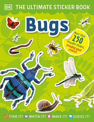 Book cover for The Ultimate Sticker Book Bugs