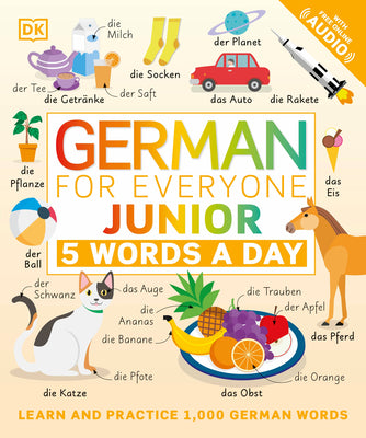 Book cover for German for Everyone Junior: 5 Words a Day
