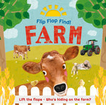 Book cover for Flip Flap Find! Farm: Lift the Flaps! Who's Hiding on the Farm?